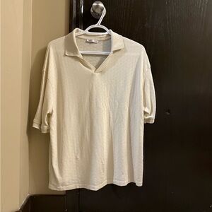 Zara Cream Men's Polo Shirt